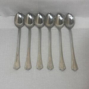 Royal Gallery RGL1 Glossy 18-8 Stainless Korea Flatware 6 1/8" TEASPOONS 6